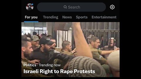 Israeli right to rape Palestinians protest...