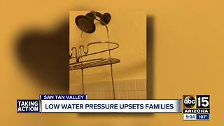 Low water pressure upsetting families in San Tan Valley