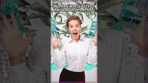 NC Woman Hits Million Dollar Lottery Jackpot Twice Within A Few Months #shorts