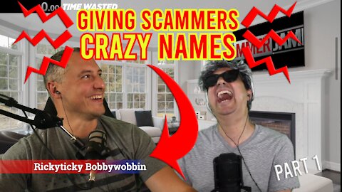 Telling Scammers CRAZY Names While Scam Baiting PART 1