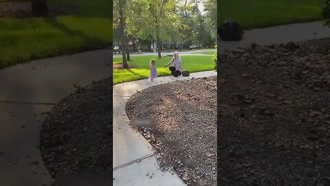 An adorable toddler runs past grandma to hug grandpa instead 😂