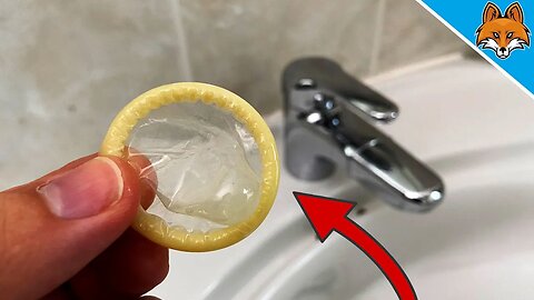 Put a CONDOM over your FAUCET and WATCH WHAT HAPPENS 💥 (Ingenious) 🤯