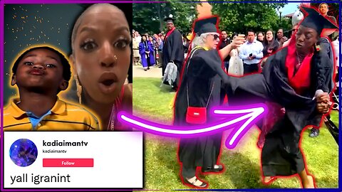 INSANE College Graduate FIGHTS Teacher For Microphone to Make Ceremony ALL ABOUT HER! NARCISSIST!