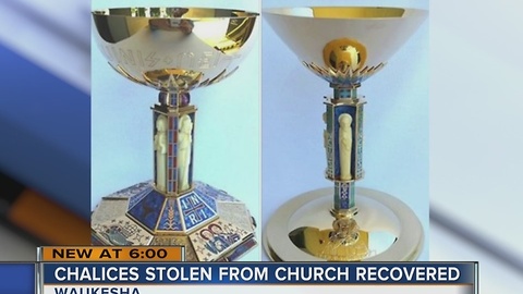 Catholic chalices snatched by thieves recovered
