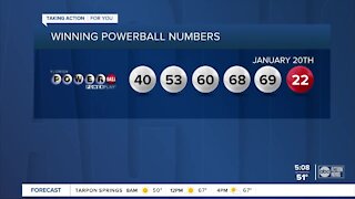 One winning ticket worth $730 million sold for January 20, 2021 Powerball drawing