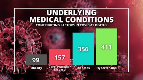 COVID-19 One Year Later - Demographics of deaths and underlying causes