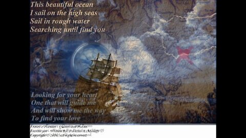 In this beautiful ocean I sail on seas: A pirate never gives up love! [Poetry] [Quotes and Poems]