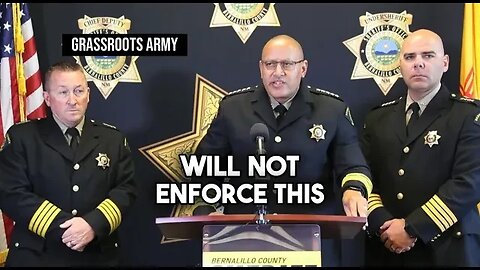 Bernalillo County Sheriff, John Allen, Will NOT Enforce Gun Ban Ordered By The Governor