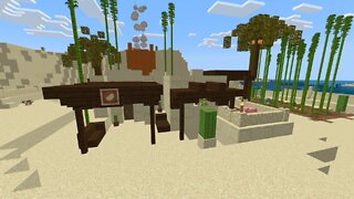 How to Build a Desert Butcher's House & Workshop in Minecraft