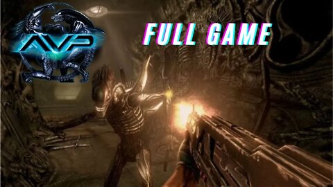 Aliens Vs. Predator Marine Campaign Full Game Playthrough Walkthrough - No Commentary (HD 60FPS)