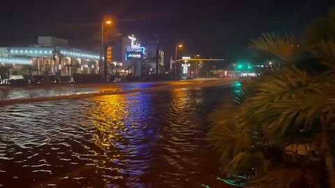 Flooding at Gulf Blvd in Treasure Island
