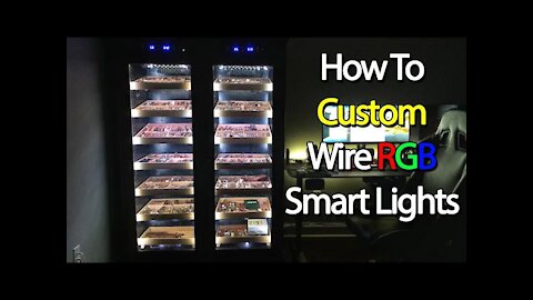 How To Custom Light With LED RGB Smart Lights In A Humidor Or Anything Else
