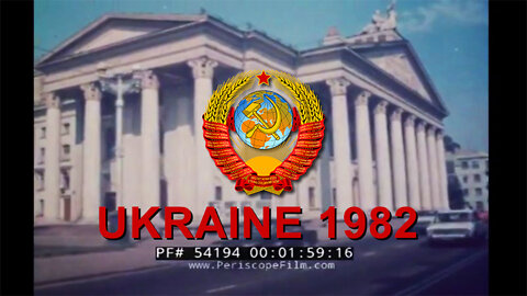 ★SOVIET UKRAINE TRAVELOGUE FILM - 1982