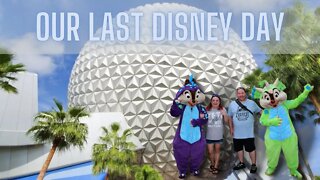 Our Last Disney Day | Our Day at EPCOT & Disney's Animal Kingdom | First time Using Genie+