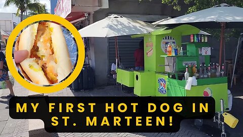 Trying a St. Marteen (Dutch) Hot Dog for the first time! | NYC Hot Dog Stands