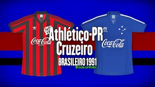Athlético-PR 2x3 Cruzeiro - Brasileiro 1991