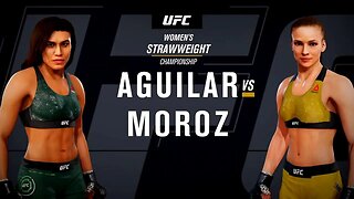 EA Sports UFC 3 Gameplay Maryna Moroz vs Jessica Aguilar