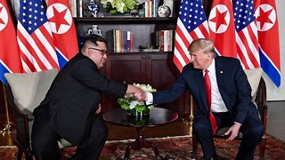 President Trump, Kim Jong-Un Meet For Historic Summit In Singapore