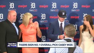 Tigers sign, introduce Casey Mize, No. 1 overall pick of 2018 MLB Draft