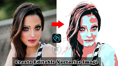 How to Create Editable Vectorize Image in Photoshop