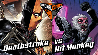 DEATHSTROKE vs HIT MONKEY - Comic Book Battles: Who Would Win In A Fight?