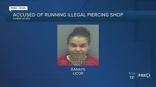 Woman arrested for operating illegal body piercing business from home