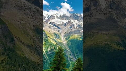 Hiking to Mürren, Lauterbrunnen, Switzerland 🇨🇭 #shorts #switzerland #swiss #swissalps #alps