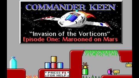 Commander Keen Episode 1 Playthrough (1990 DOS Game)