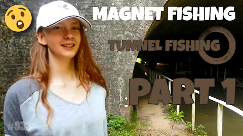 Magnet Fishing TUNNEL FISHING PART 1. Fishing at CREEPY Canal Tunnel.