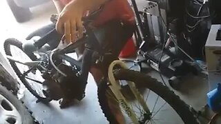 Mick Puts a Motor on His Bike