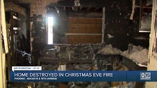 Family home destroyed on Christmas Eve in Phoenix