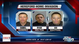 Authorities arrest three home invasion suspects in Cochise County