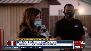 Wasco residents talk public safety at community meeting