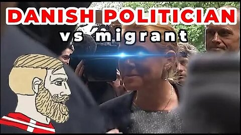 Spoiled "refugee" vs. Danish politician