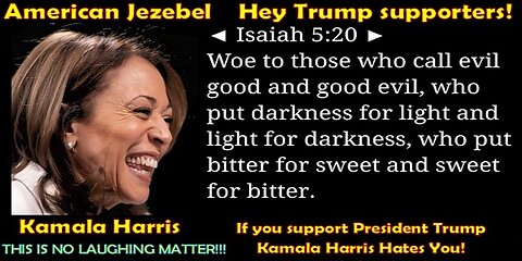 America’s Jezebel Kamala Harris & the Democrat-Socialist Culture of Death