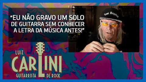 Corte da Live | Luiz Carlini do Tutti Frutti | Como Carlini cria os seus incríveis solos de guitarra