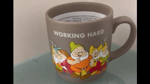 Disney Parks Seven Dwarfs Working Hard Hardly Working Mug #shorts