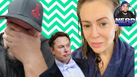 Alyssa Milano STAYS ON TWITTER to save us all from ELON MUSK'S EVIL
