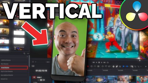 EASY Vertical Video Settings In Davinci Resolve! | Davinci Resolve Tutorial