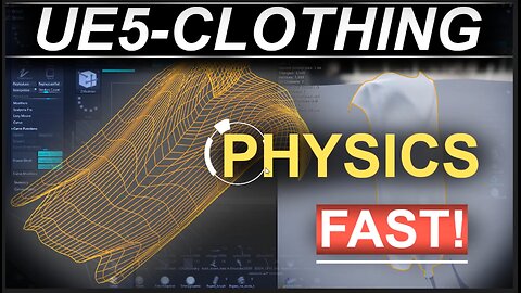 Unreal5 Applying Cloth Physics (In 2 Minutes!!)
