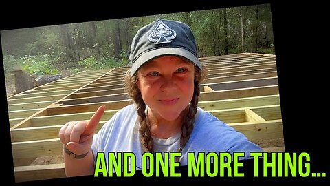 And One More Thing… Let’s Chat Live, Single Woman Builds Tiny House in the Woods