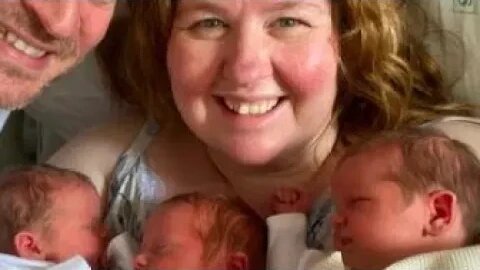 Doctors said I was too fat to have triplets and asked if I wanted them terminated” Mother opens up