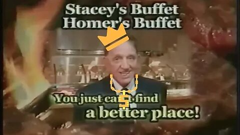 "The Buffet King" Stacey and Homer's Buffet Campy Commercial (Lost Media) [Buffet Conspiracy?]