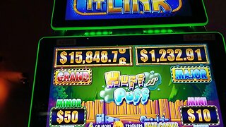 Playing LOCK IT LINK SLOT MACHINES at the CASINO!!