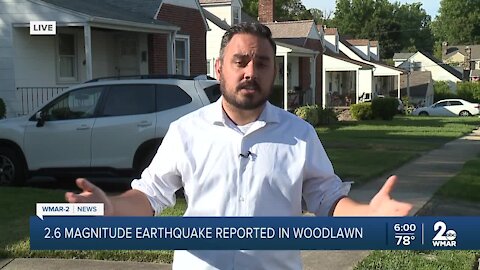 USGS: 2.6 magnitude earthquake reported in Woodlawn