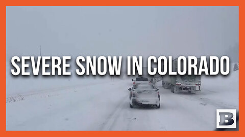 Severe Snow Causes Massive Traffic Problems in Vail Pass, Colorado