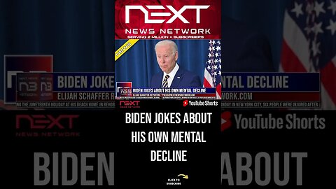 Biden Jokes About His Own Mental Decline #shorts
