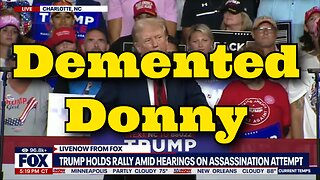 Kamala Harris News | Donald Trump News | Demented Donny Does North Carolina