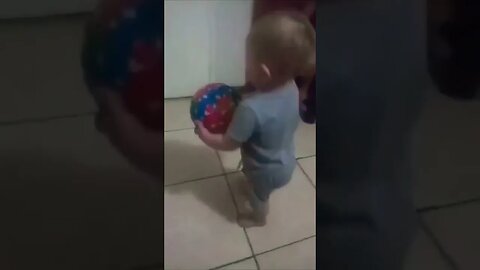 🥰 Cute Baby Playing With A Ball