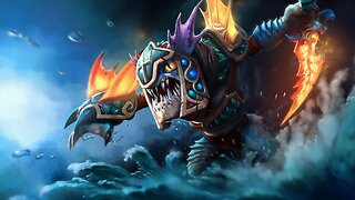 Dota 2 Slark as carry pos 1